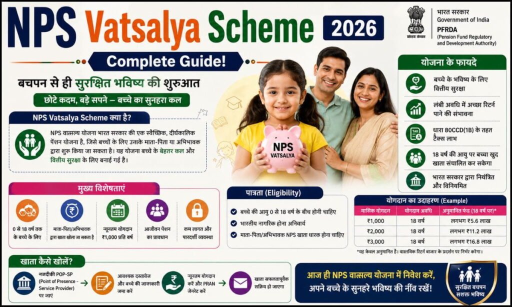 NPS Vatsalya Scheme 2026