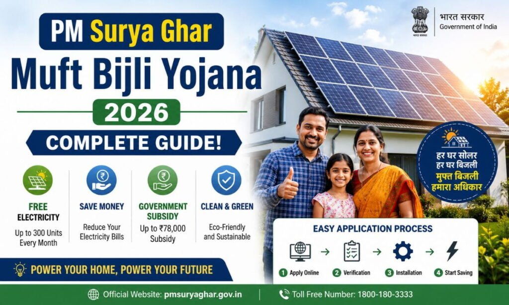 PM Surya Ghar Muft Bijli Yojana 2026