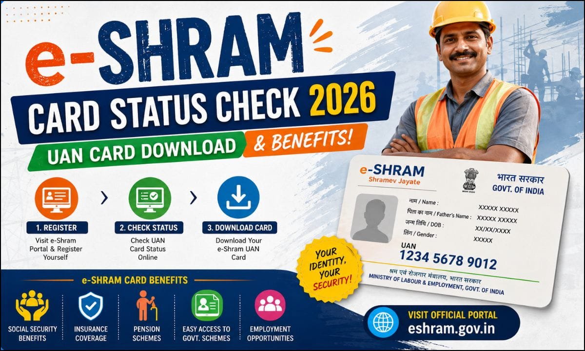 e-Shram Card Status Check 2026