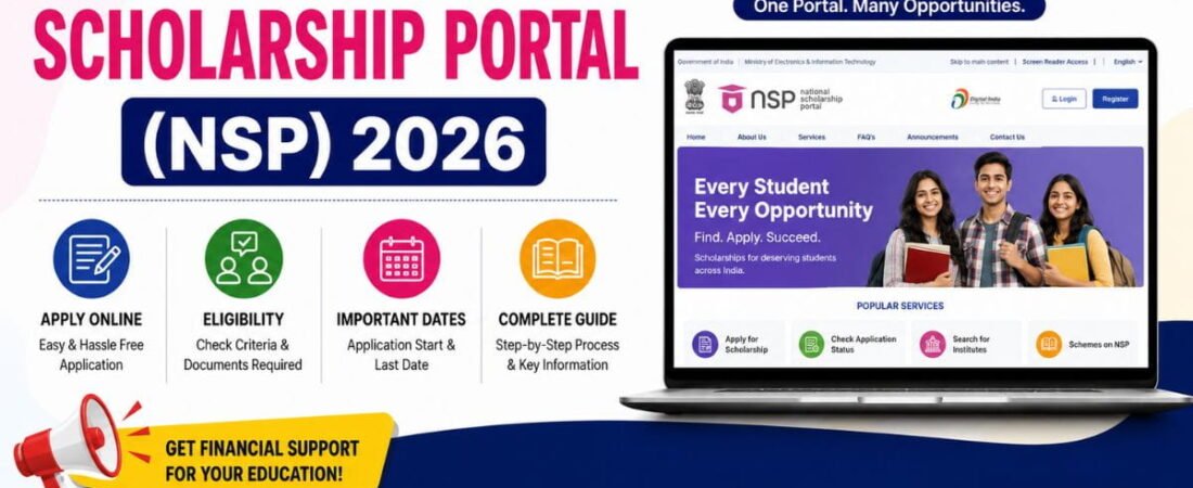 National Scholarship Portal (NSP) 2026: Apply Online, Eligibility, Dates and Complete Guide!