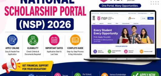 National Scholarship Portal (NSP) 2026: Apply Online, Eligibility, Dates and Complete Guide!